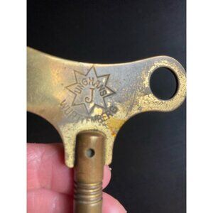 Junghans Clock Key Gold Tone Antique Vintage